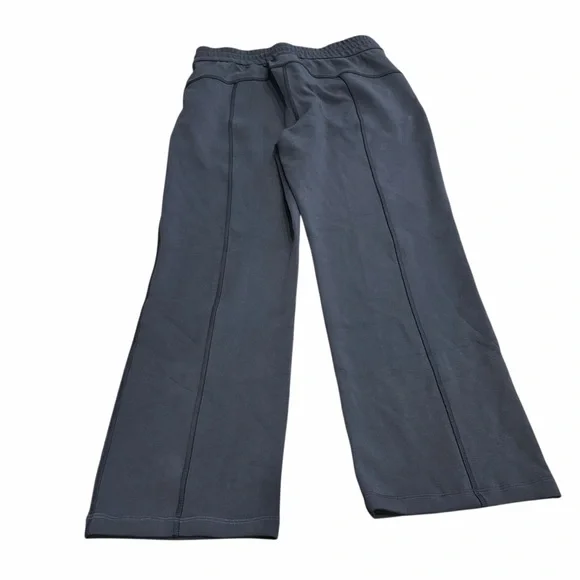 Lululemon Softstreme Hi Rise Straight Leg True Navy Pants Size 10 28.5” Inseam - Picture 2 of 7